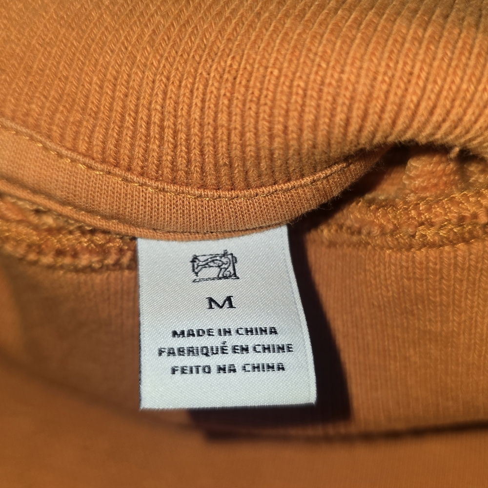 SCOTCH & SODA Cowl Neck Sweatshirt Sunset Orange Size M - Picture 8 of 8